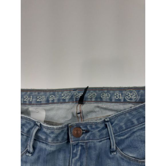 EARNEST SEWN USA STRAIGHT LEG DISTRESSED JEANS - Picture 3 of 6